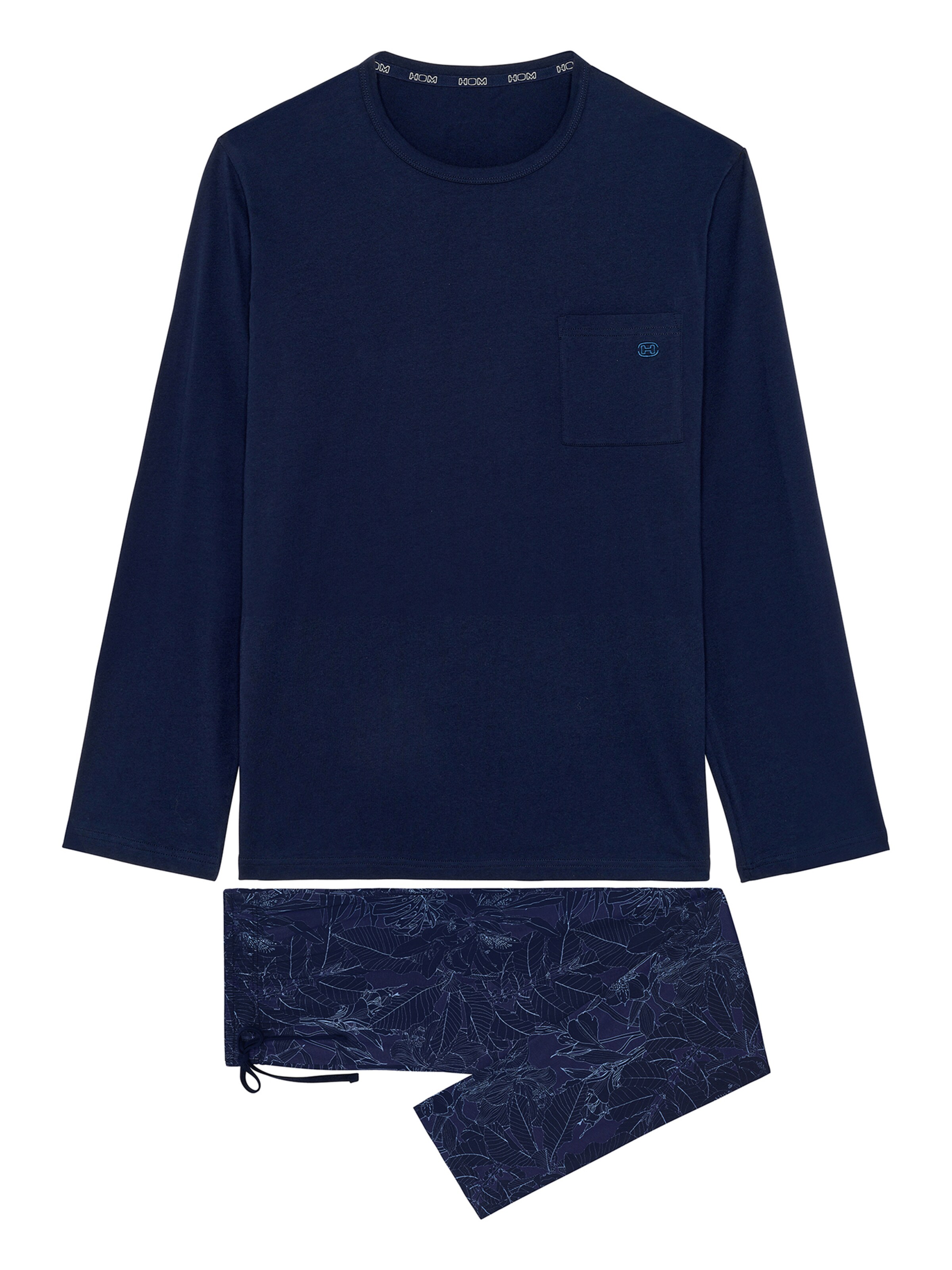 Pyjama long ' Kenny ' HOM en bleu : devant