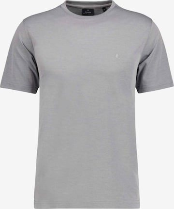 T-Shirt 'ROUND NECK SOLID' Ragman en gris : devant