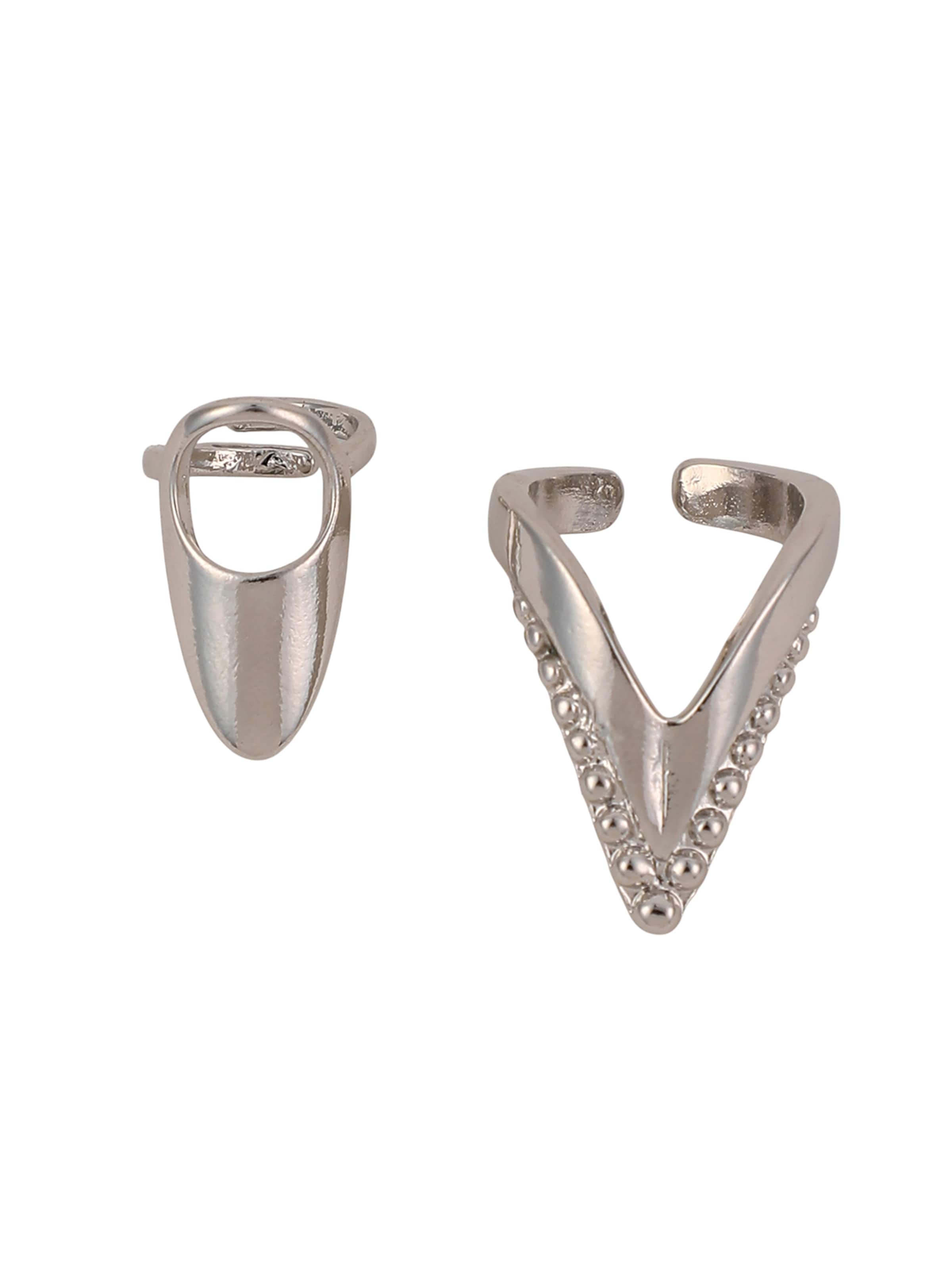 SOHI Pierścionek 'Corinne' w kolorze srebrny