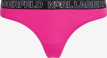 Karl Lagerfeld String 'Ikonik 2.0' i rosa: framsida