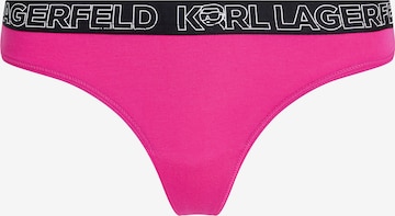 Karl Lagerfeld String 'Ikonik 2.0' i rosa: framsida