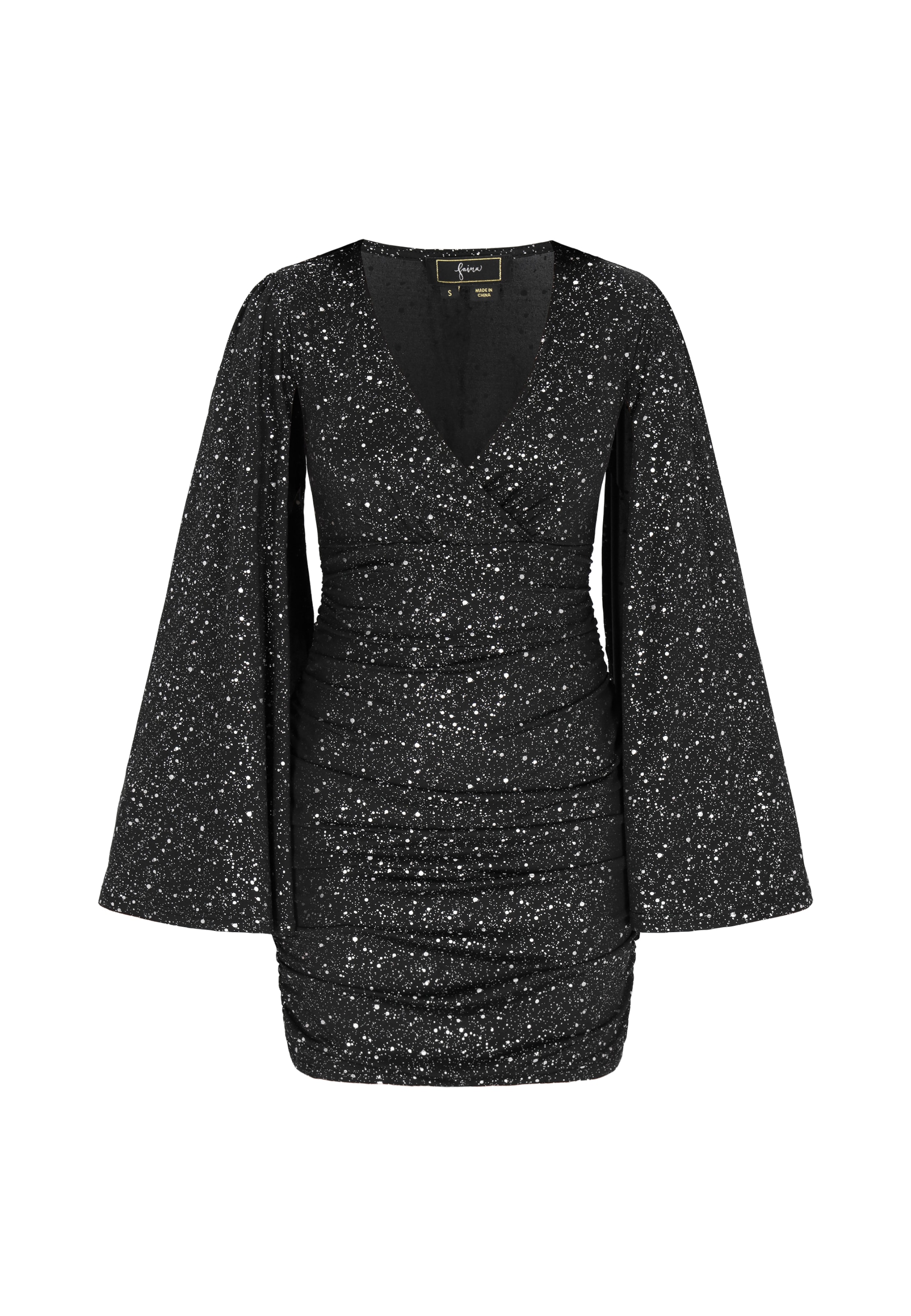 faina Cocktailjurk in Zwart: voorkant