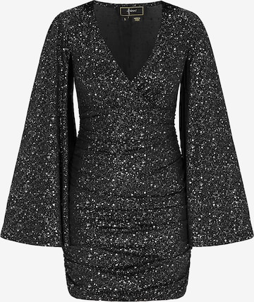faina - Vestido de gala en negro: frente