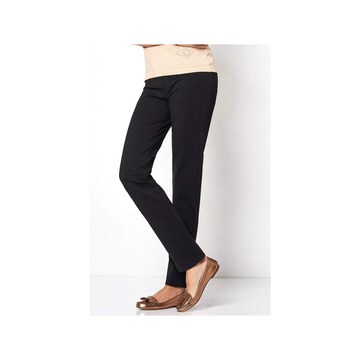 TONI Slim fit Pants in Black: front