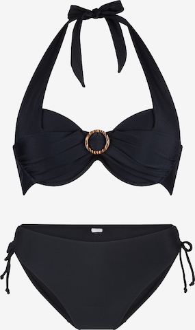 LingaDore Bikini värissä musta: etupuoli