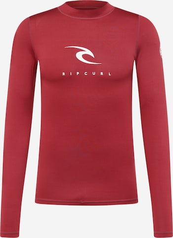 RIP CURL - Camiseta funcional en rojo: frente
