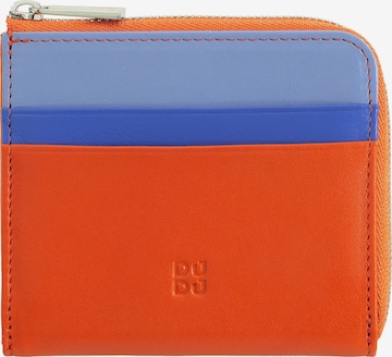 DuDu Wallet in Orange: front