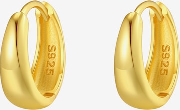 Hey Happiness Ohrringe 'Dome' in Gold: Vorderseite