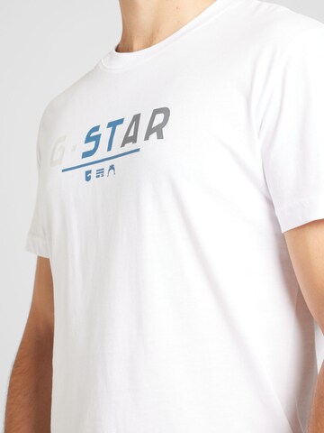 balta G-STAR Marškinėliai
