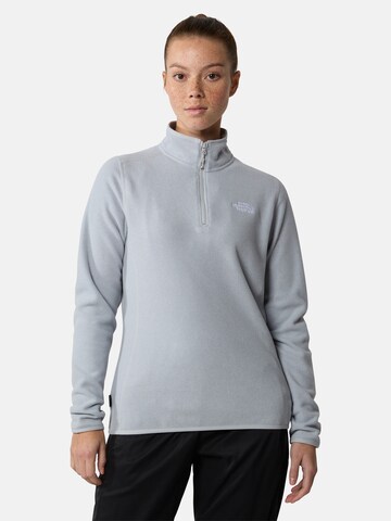 Pullover sportivo '100 Glacier' di THE NORTH FACE in grigio: frontale