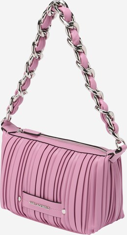 Karl Lagerfeld - Mala de ombro 'KUSHION' em rosa: frente