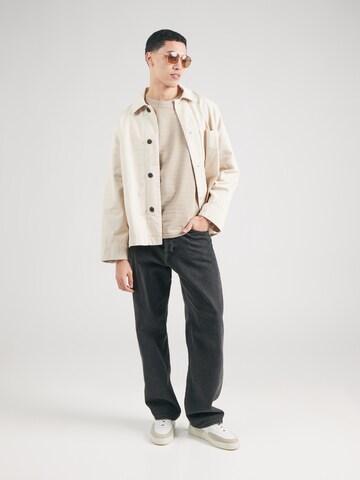 Only & Sons Shirt 'ONSGIVO' in Beige