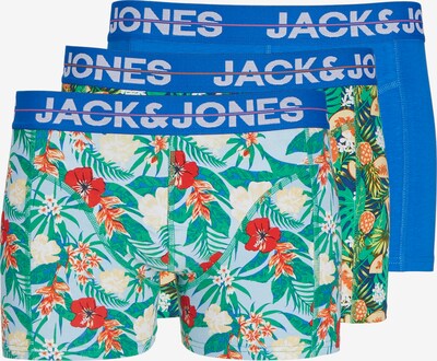 JACK & JONES Boxershorts 'Pineapple' in blau / hellblau / grau / grün / hellrot / weiß, Produktansicht