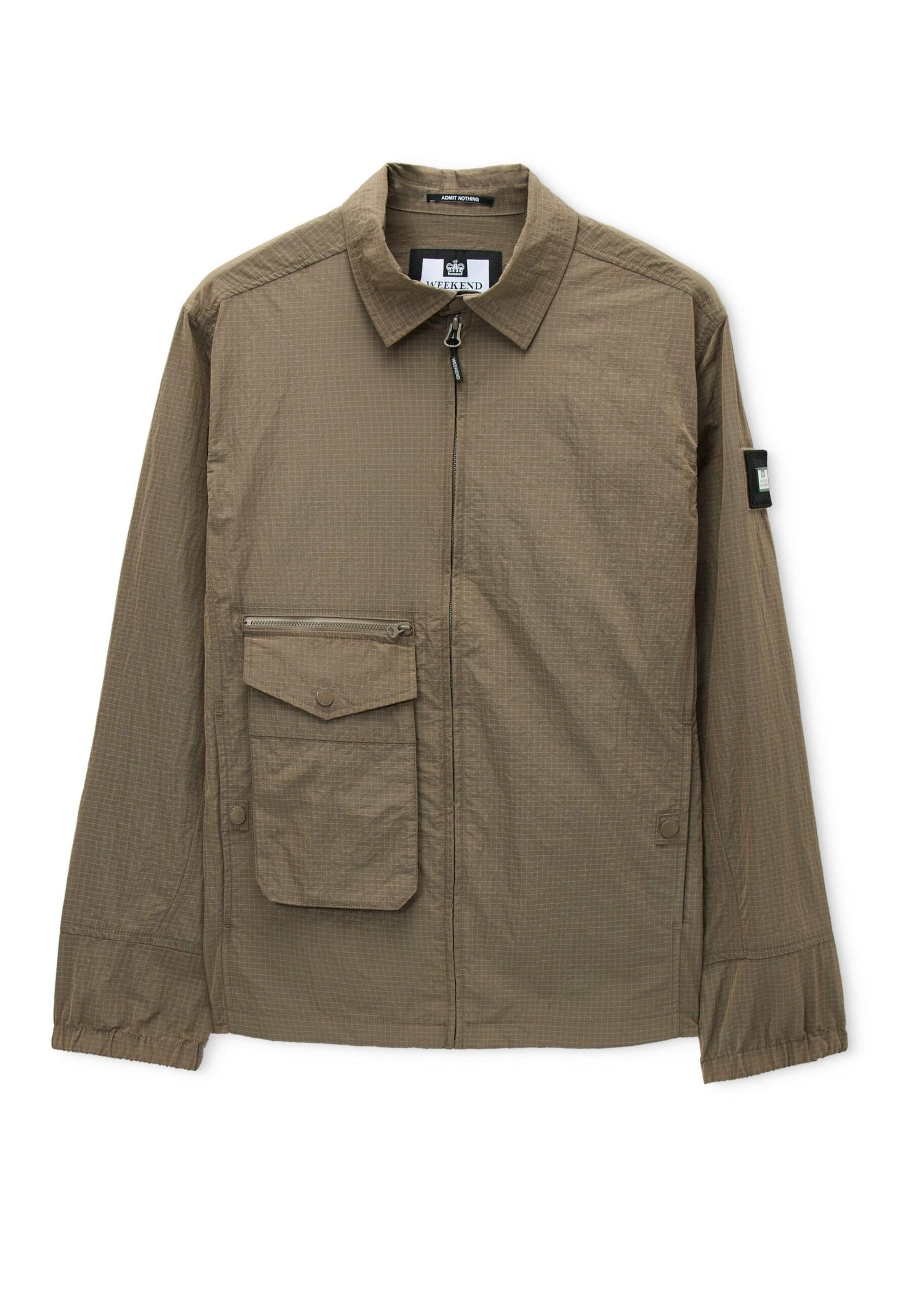 Weekend Offender Jacke 'Vinne' in Braun: Vorderseite