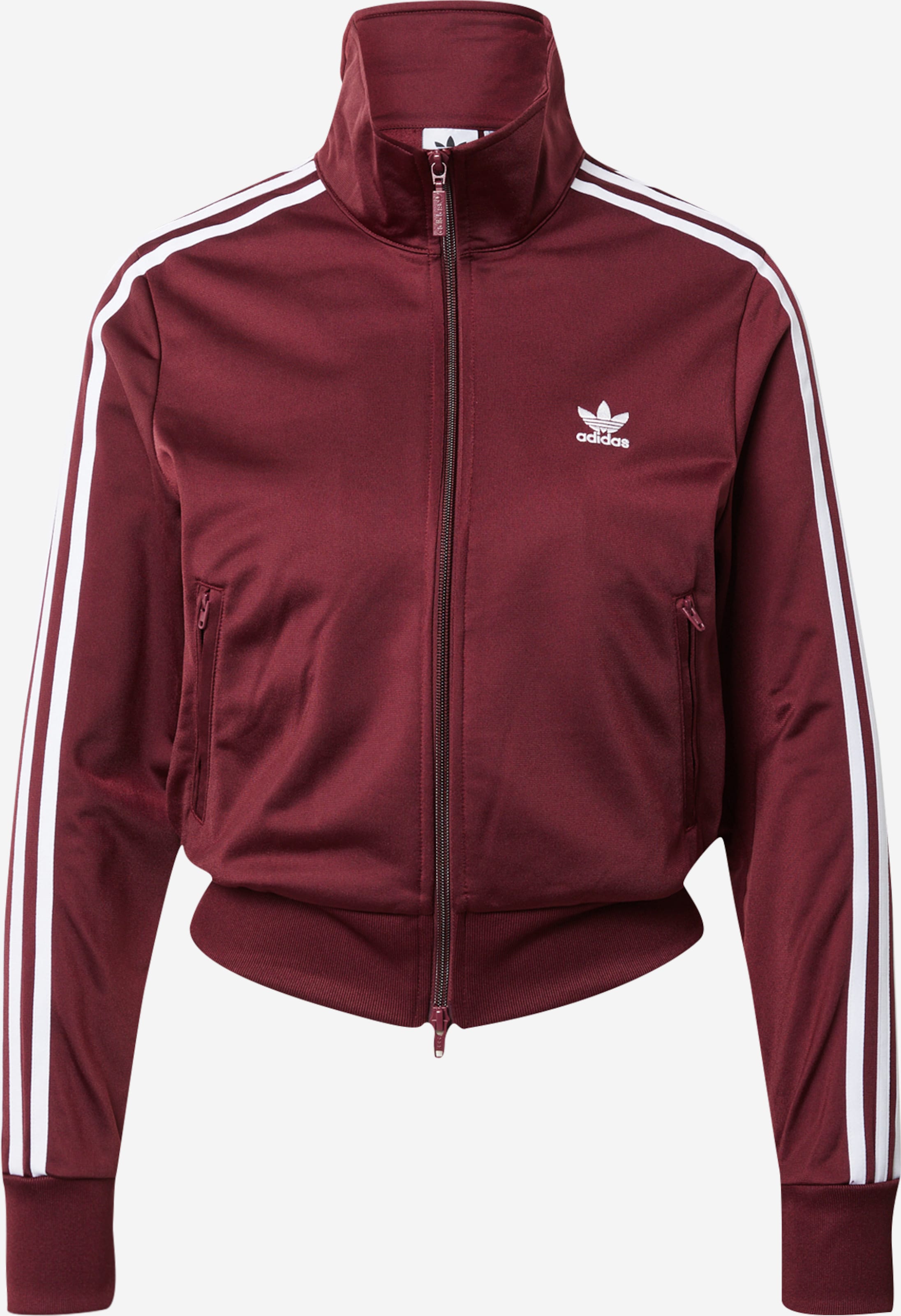 ADIDAS Sweatvest 'FIREBIRD' in Karmijnrood | ABOUT YOU