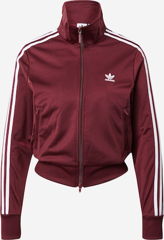 ADIDAS ORIGINALS Jacke Adicolor Classics Firebird in Karminrot ABOUT YOU