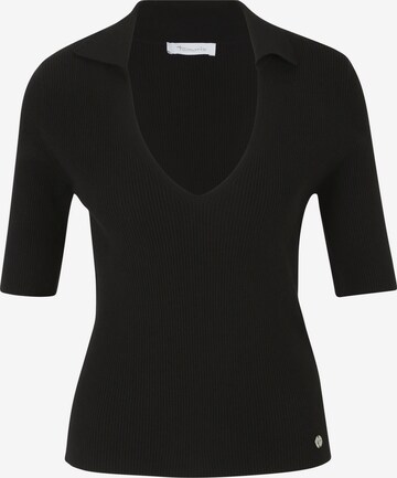 TAMARIS Sweater in Black: front