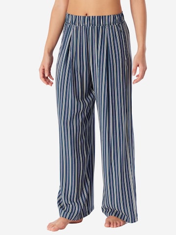 SCHIESSER Pyjamabroek ' Mix Relax ' in Blauw: voorkant