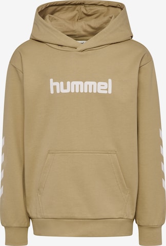 Hummel Sports sweatshirt in Beige: front