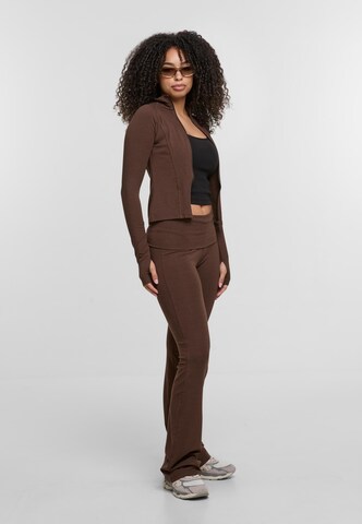 DEF Flared Broek in Bruin