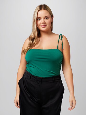 A LOT LESS Top 'Lenni' in Green: front