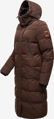 MARIKOO Winter coat 'Schneesternchen' in Brown