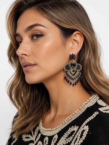 RteRme - Brincos 'Allison Earrings' em preto