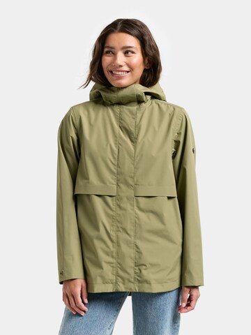 Didriksons Outdoorjas 'Elsa' in Groen: voorkant