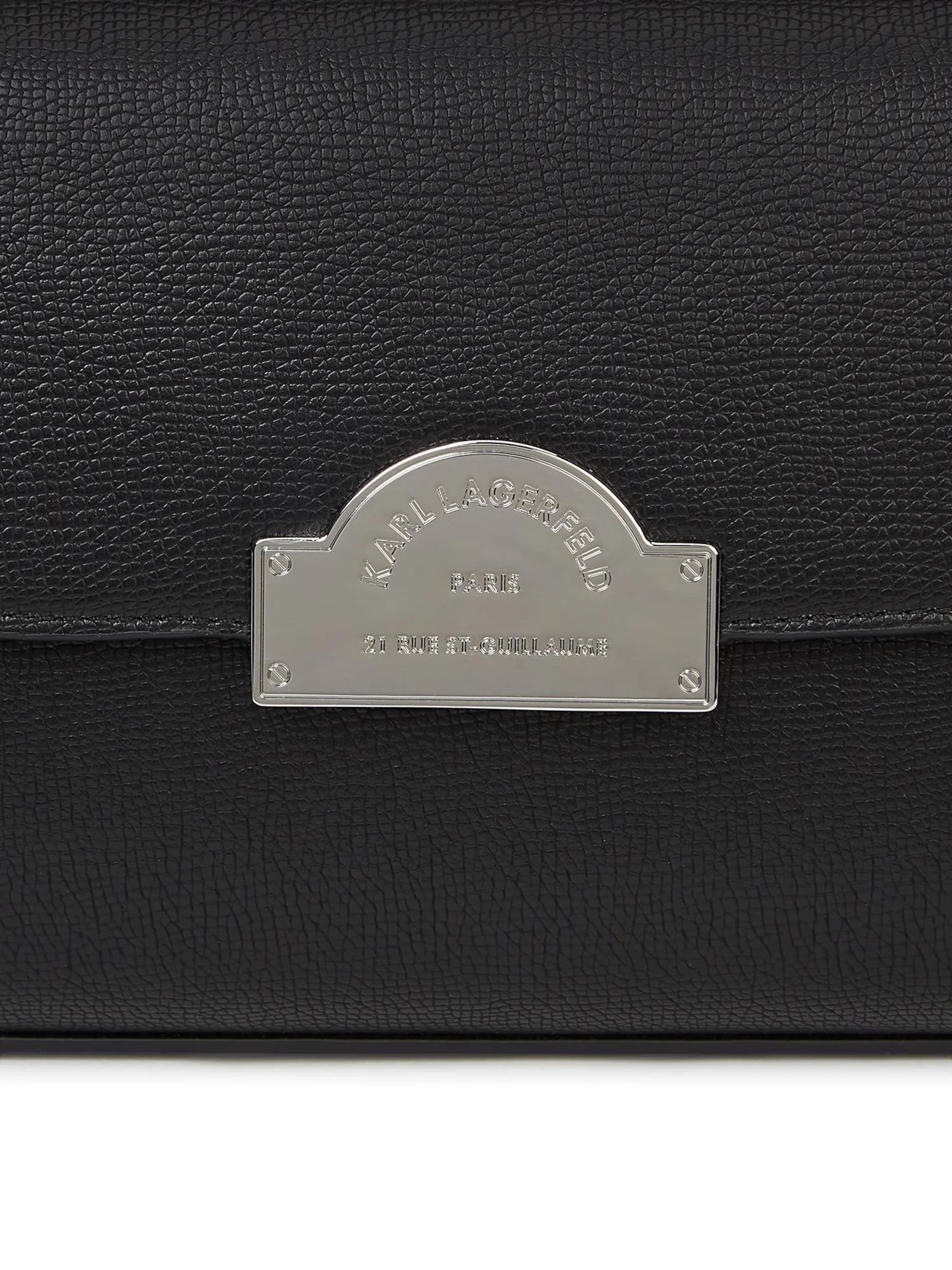 Karl LagerfeldTorba preko ramena 'Rue St-Guillaume' - crna boja