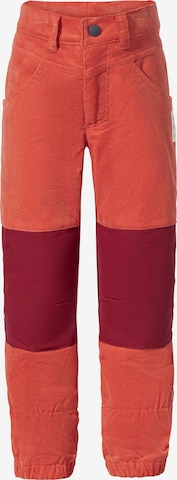 VAUDE Regular Athletic Pants 'Caprea' in Red: front