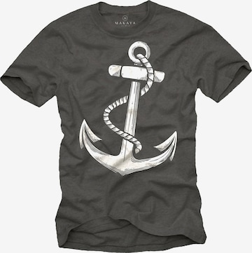 MAKAYA Shirt in Grey: front