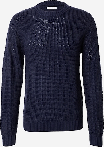 Pull-over 'JJLINK' JACK & JONES en bleu : devant