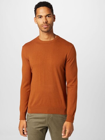 BURTON MENSWEAR LONDON Sweater in Orange: front