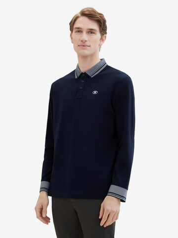 TOM TAILOR Shirt in Blue: front