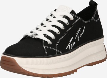 Sneaker bassa di TOM TAILOR in nero: frontale