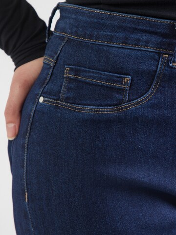 ONLY Carmakoma Flared Jeans 'CARTHUNDER' in Blue