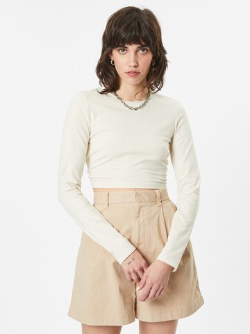 Monki Shirt in Wit: voorkant