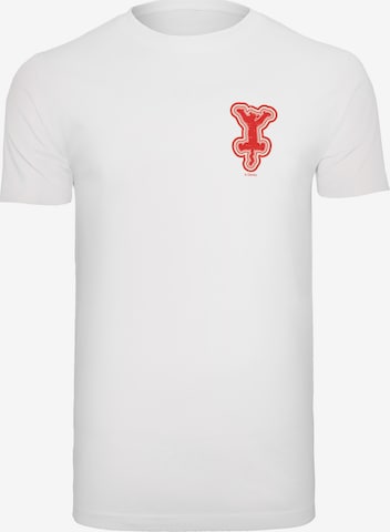 T-Shirt 'Disney Winnie The Pooh Tigger' F4NT4STIC en blanc : devant