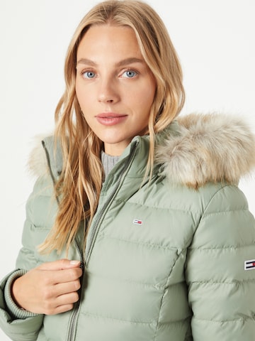 Tommy Jeans Winter Jacket 'Essential' in Green
