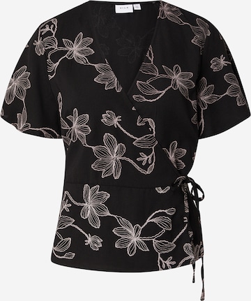 VILA Blouse 'VIKIRKA' in Black: front