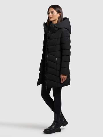 khujo Winter Coat 'Dier' in Black