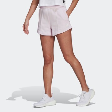 ADIDAS SPORTSWEAR Обычный Спортивные штаны в Ярко-розовый: спереди