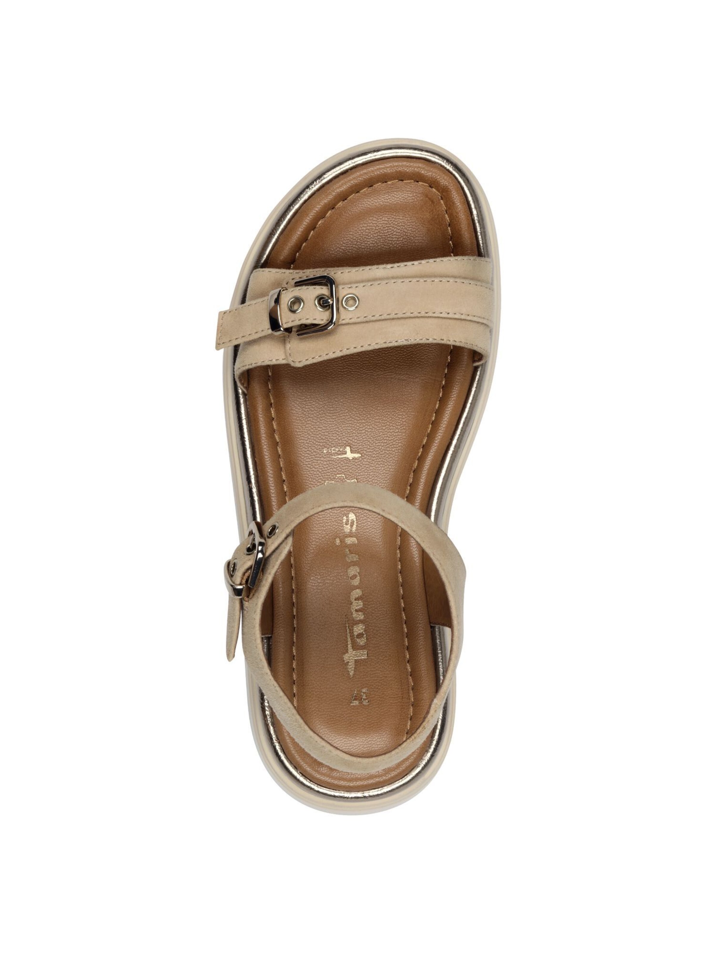 Sandales à lanières Tamaris en marron