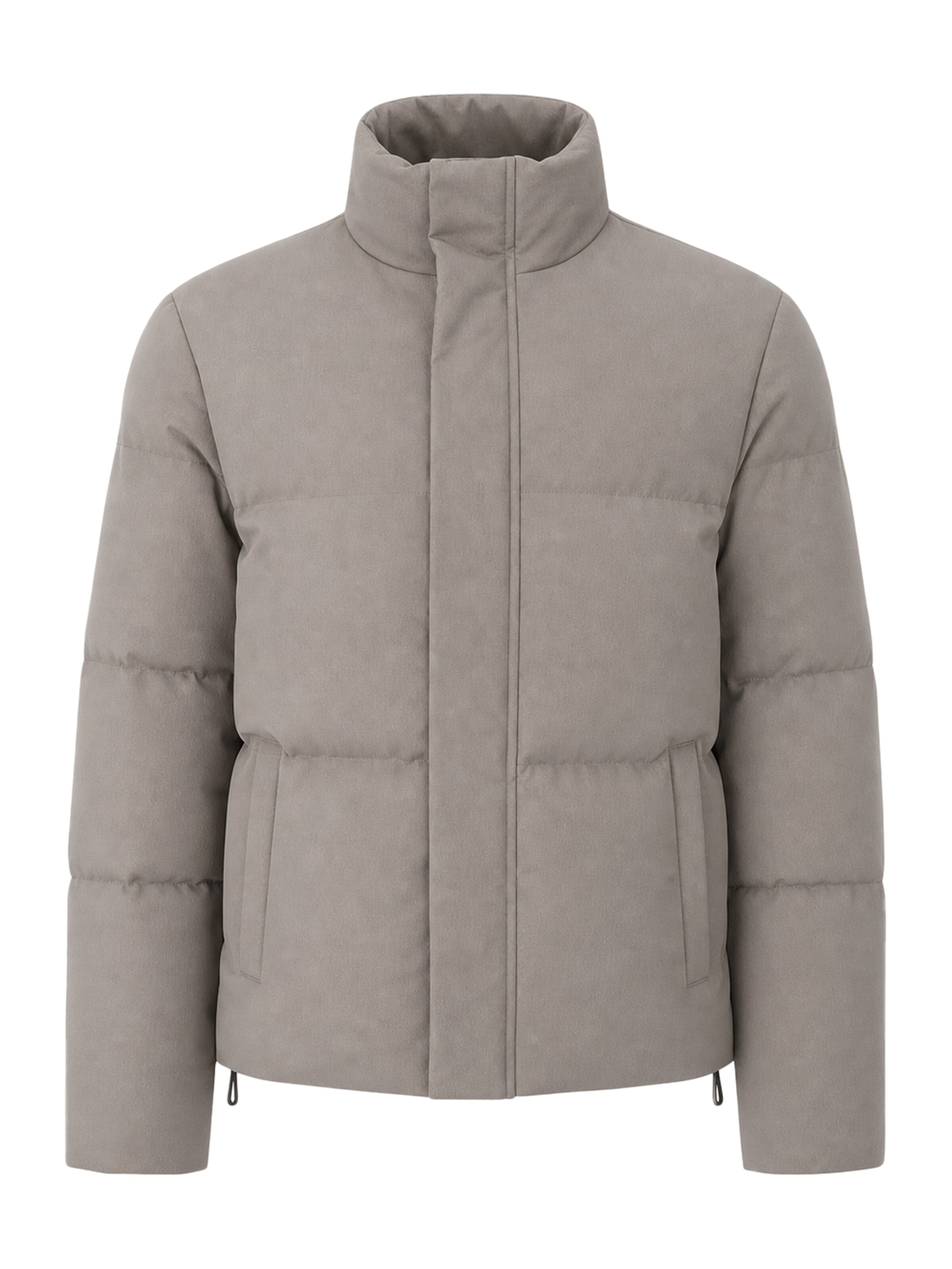 Veste d’hiver BRAVE SOUL en gris : devant