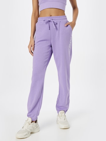 Effilé Pantalon 'SAFINE' The Jogg Concept en violet : devant