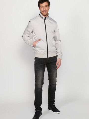 KOROSHI Between-Season Jacket in Grey