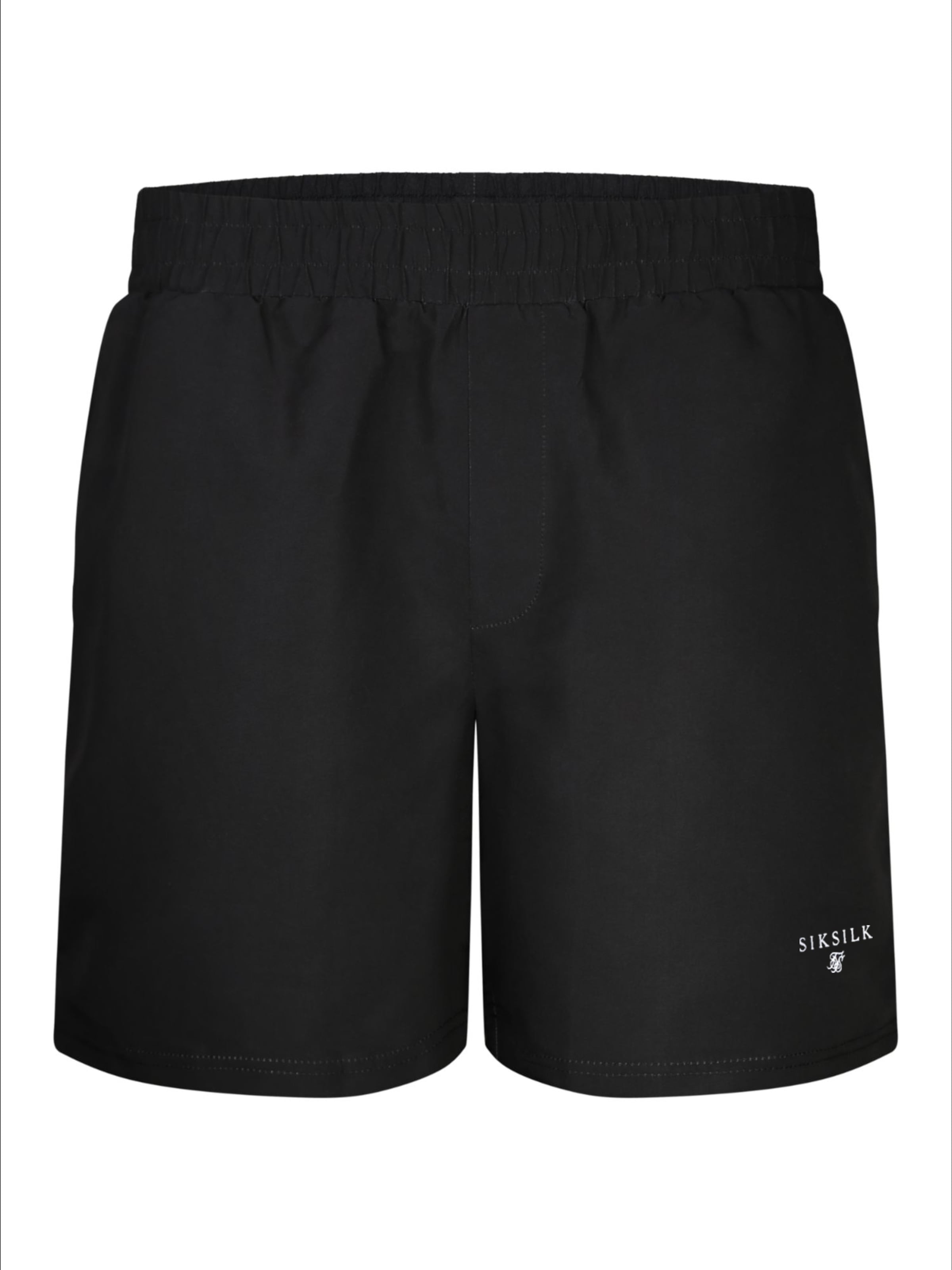 Pantaloncini da bagno di SikSilk in nero: frontale