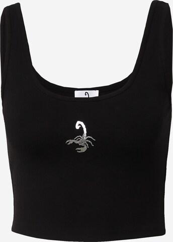 VIERVIER Top 'Alisa' in Black: front