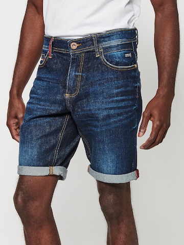 KOROSHI Regular Jeans in Blauw: voorkant