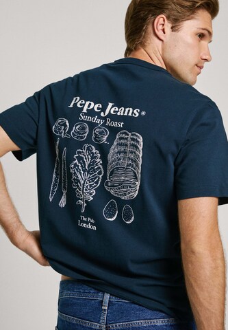 T-Shirt 'ARRYN' Pepe Jeans en bleu
